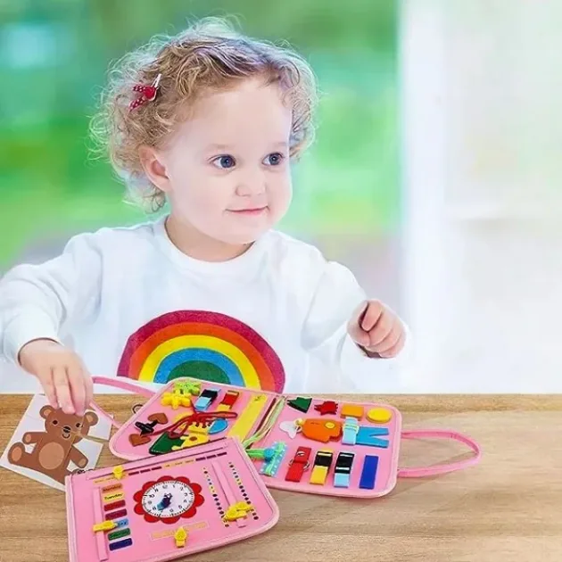 busy board, sensorial board, busy board montessori