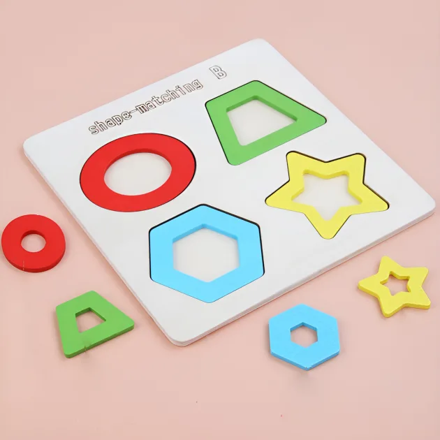 montessori toy, montessori wooden toys, wooden puzzle, shape puzzle, educational toy