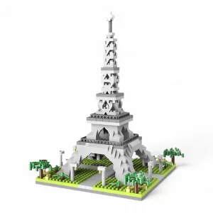 building blocks set, eiffel tower toy