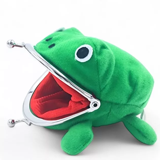 cute purse, small purse, frog purse