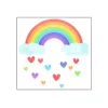 nursery wall stickers, rainbow wall decals, nursery wall decals