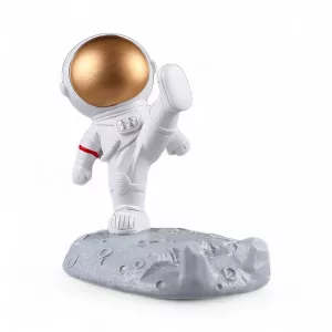 phone stand, phone holder, desk decor, astronaut phone stand