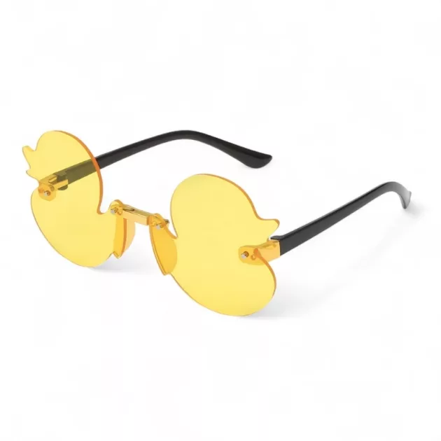 colorful sunglasses, uv protection sunglasses, cute sunglasses, duck sunglasses, yellow lens sunglasses