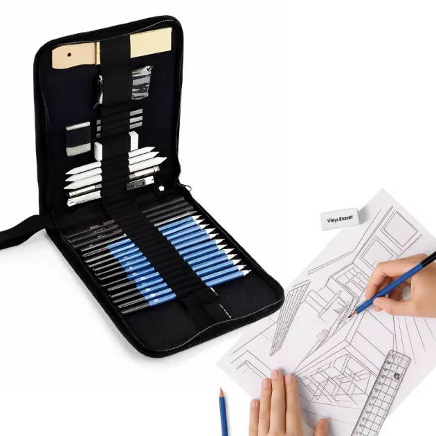 pencil set, art kit, sketch set