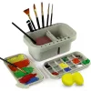 paint brush cleaner, paint tray, paint brush holder, paint brush cleaner tool