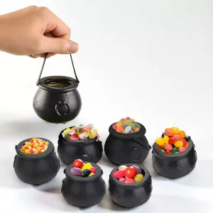 witches cauldron, halloween buckets, halloween cauldron, halloween candy bucket