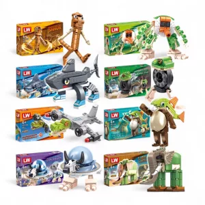 funny figure building blocks, funny character building blocks