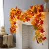 artificial leaf decor, autumn home decor, fake autumn leaves, leaf garland