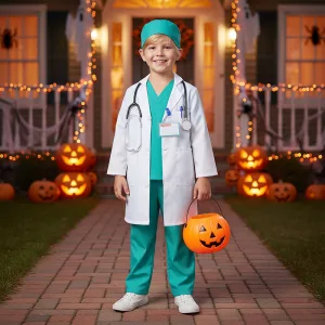 doctor costume, medical scubs costume