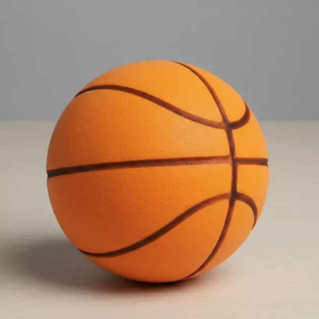soft basketball, silent basketball, foam basketball, indoor foam basketball