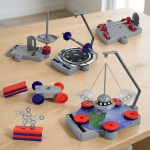 magnetic science kit, magnetic science toys, magnet experiment kit