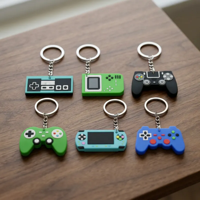 6pcs Video Game Controller Keychain