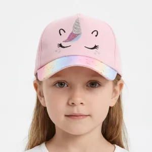 Cute Unicorn Cotton Baseball Cap for Kids