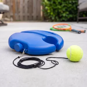 tennis trainer with ball, rebound tennis trainer, tennis bounce back trainer
