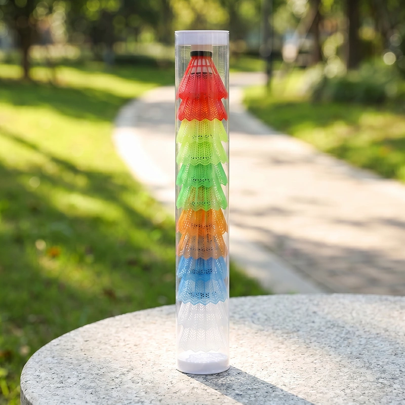 12pcs Colourful Badminton Shuttlecock Set