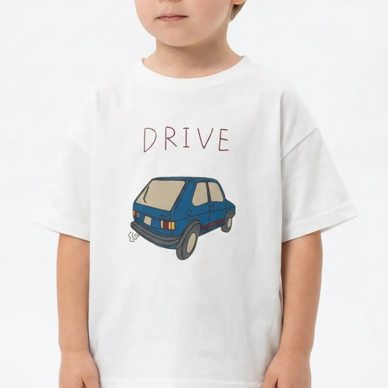 Casual Car Cotton Summer T-Shirt for Kids